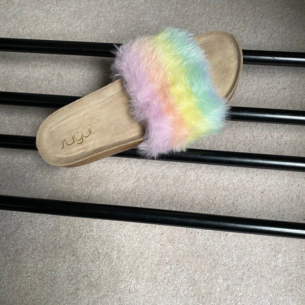 Sugar Women Bravos Plush Slide Sandals - New Nwob View 5